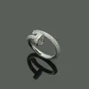 screw carter rings nail Jewelry Card Nail Rough Full Diamond Ring Couple