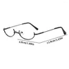 Sunglasses Frames 1pc Lens-less Decorative Eyeglass Decoration Half Glasses Frame Eyewear Without Lens Oval