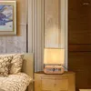 Table Lamps Modern Solid Wood Lamp For Living Room Bedroom Art Decor Desk LED Reading Lighting Fixture