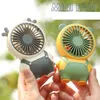 Cartoon Mini Handheld Fan USB Oplaadbare Koelventilator Draagbare Outdoor Reizen Pocket Fans Voor Student Kids Gift Party Favor