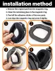 Accessories A50 Ear Pads Headband Compatible with Astro A50 a50 Gen 3 Gen 4 Gaming Headset I Replacement Ear Cushions I Velour (Not Suitable