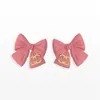 Fashion Pink Bow Earrings Charm New Style Women Stud Earrings Designer Gift Jewelry Fashion Exquisite Love 18K Gold Earrings Party Jewelry Wholesale