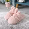 Slippers Winter Furry House Women Warm Hair Shoes Cute Cartoon Dog Couples Lovers Cotton Indoor Men Casual