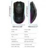 G32B XYH80 Hollowout Honeycomb 24GHz Wireless Gaming Mouse 4 Gear 3200 DPI RGB照明マウスラップトップ240309