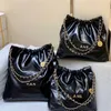 Xiaoxiangfeng мешок для мусора, 22 сумки, женская сумка, большая вместительная сумка, сумка для покупок, сумка через плечо с цепочкой