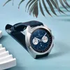 Relógios de pulso Pagan Design Relógios Masculinos 2024 Relógio de Quartzo para Homens Retro Panda Dial Sports Cronógrafo Homem 100m Pulso À Prova D 'Água