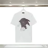 2024ss Designer Tide T-Shirts Brustbrief Laminierter Druck Kurzarm High Street Loose Oversize Casual T-Shirt 100 % reine Baumwolle Tops für Männer und Frauen S-3XL A27