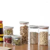 Opslagflessen Voedsel Vers Plastic Huishoudelijk Gebruik Afdichting Potcontainer Met Transparante Bewaarplaats Voor Graan