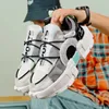 HBP icke-varumärke Summer Breattable Orange Casual Sneakers Mens Hip-Hop Running Shoes Sport Mens Outdoor Trainer Sneakers Mens Zapato Hombre