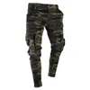 Männer Hosen Armee Stil Camouflage Print Slim Fit Frühling Männer Casual Gerade Lange Hose Cargo Wandern Jagd Kampf Hosen