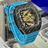 RM Watch Collection Crystal Watch Mechanical Watch a Racing Machine på handleden