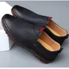 HBP Non-Merk Alisa Pu Leer Bovenste Rubberen Zool Heren Casual Platte Loafers Mannen Slip-on Jurk schoenen Loafers