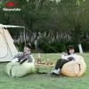 Mat Naturehike 730g Ultralight Lazy Sofa Outdoor Leisure Inflatable Deck Chair 180x70cm Portable Camping Beach Inflatable Sofa Bed