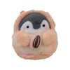 2024 Hamster penguin keychains pendant plush doll doll cute couple backpack pendant keychain female Japanese cartoon gift