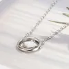Anhänger KOFSAC 2024 Weiß Shell Halskette Für Frauen 925 Sterling Silber Schmuck Licht Luxus Geometrische Halsketten Dame Mode Geschenk