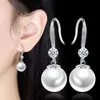 Ohrringe Fanqieliu 925 Silber Nadel Frauen Neue Schmuck Original Mode Kristall Perle Tropfen Ohrringe FQL23500 230831