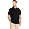 Summer Yeni Erkek Serin Nefes Alabilir Kısa Kollu Polo Gömlek Top Leisure Company Giyim Büyük Boyut 240318