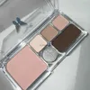 Eye Shadow Butterfly Fly Six-color Eyeshadow Tray Clear Cold Eye Makeup Sweet Cool Powder Flash Matte EyeshadowL2403