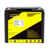 Liitokala 12V 60AH de profondeur LIFEPO4 Batterie rechargeable Pack de batterie 12.8V 60AH Cycles de vie 4000 avec protection BMS intégrée