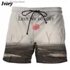 Herrshorts 3D -tryck Australien Nya Zeeland Maori Manaia Poppy ormbunke så att vi glömmer strandshorts för män Casual Surf Board Shorts Swim Trunks Y240320