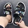 HBP Non-Brand Outdoor mens slippers trendy comic cloth wholesale mens sandals