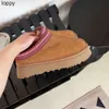 New Tasman Slipper Botas Outono Inverno Austrália Designer Mulheres Homens Clássico Tazz Slide Lã Luxo Quente Mini Plataforma Bota Sapatos Suaves Bjhies de Neve