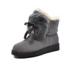 HBP Non-Brand Snow Boots Women Nieuwe laarzen plus fluwelen verdikte winter enkel laarzen Warm katoenschoenen fabrikanten groothandel
