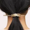 Accessoires pour cheveux, pinces métalliques, épingles dorées, épingle à cheveux creuse en argent avec feuilles bouclées dénoyautées pour la personnalité