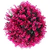 Flores decorativas eucalipto grama bola planta bolas simulação teto ornamentos árvore de natal