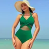 女性用水着ワンピース頑丈な女性の女の子夏休みビーチユニフォームスプロットスイムクロスビッグサイズビキニ保守的な水着