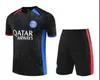 2023 2024 tuta da uomo per bambini psges 23/24 MBAPPE Paris tuta sportiva da allenamento tuta a maniche corte maglia da calcio kit uniforme felpa chandal maglione set