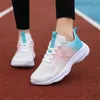 Casual Shoes With Lacing Non-slip Sole Pink Woman Running Sneakers 42 Size Luxury Boot Sport Fat Tenisse Raning YDX1