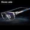 Reven Jate EJ267 Moda Homens Óculos Armação Ultra Leve Flexível IP Chapeamento Eletrônico Material de Metal Óculos de Aro 240313