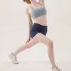 Luy-kvinnor leggings shorts yoga byxor cyklist shorts naken känsla träning kör dance volleyboll korta byxor