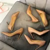 HBP Non-Brand 6CM8CM10CM Chaussure New Fashion Pointed Toe Decent Shoes Mid High Office Heels