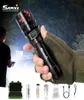 Güçlü El Flashlight Yüksek Güç Şarj Edilebilir LED LAMBA KENDİ BAŞLANGIÇ SHOCHER LANTER Bisiklet Işık Taktik Torçu 18650 Bataryası Y20076994621