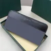 Vintage matignon designer mens wallet long simple zipper purse designer woman bag leather id card passport holder XB148 B4