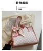 HBP Non-Brand Hot Sale Large Capacity Fashion Simple Chain Outdoor Women Tote Bag Womens Shoulder Bags wholesale products Rhombo