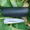 Neues A5026 High End Flippermesser M390 Satinklinge CNC TC4 Titanlegierungsgriff Kugellager Outdoor Camping Wandern Angeln EDC Taschenmesser