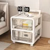 Kitchen Storage Multi-Layer Rack Truck Can Be Used For Toys Snacks Books And Baby Products Household Portable Organization Units