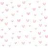 1 Sheets Pink Heart Wall Stickers Big Small Hearts Art Decals for Children Baby Girls Room Nursery Wallpapers Decor 240306