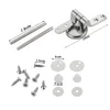 Bath Accessory Set Toilet Lid Hinges Fixtures Threaded Rod And Screws General Replace Parts For Bathrooms Simple Installation Sturdy