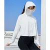 Lu Align Shirts Protection Sun Sun Women、Shawl、UV Protection、Ice Silk、Skin Clothing、Summer 、、 2024 Gym Jogger Sports L