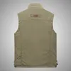 FGKKS Lente Mannen Vest Outdoor Leisure Effen Kleur Vest Jonge Middelbare Leeftijd Pography Vissen Casual Jas Mannelijke 240314