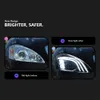 Scheinwerfer LED für Benz W221 Scheinwerfer 2006–2009 S300 S400 Maybach Style DRL Lauflicht Dynamisches Blinkerlicht