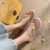 Flops Women's Thin Flipflops Nonslip Slippers Fashionable Ins Cute Cartoon Seaside Beach Shoes 3610