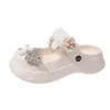 HBP Non-Brand 2024 Sommer-Strass-Damen-Designer-Hausschuhe, Clogs, klassische Clogs-Sandalen