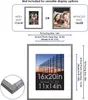 표준 상품 홈 장식 선형 그림 프레임 5 팩, 벽, 수평 또는 수직 디스플레이 (16x20)