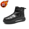 Casual Shoes Snowboard Boots High Sole Black Sneakers Men Running Trainer Size 38 Sports Tenia Låg kostnad REAL BESKETS ydx2