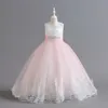 Красивое платье принцессы для девочек, длинные детские бальные платья подружки невесты для выпускного вечера, детские кружевные платья с цветочным принтом для свадебной вечеринки, От 5 до 14 лет, Vestido 240305